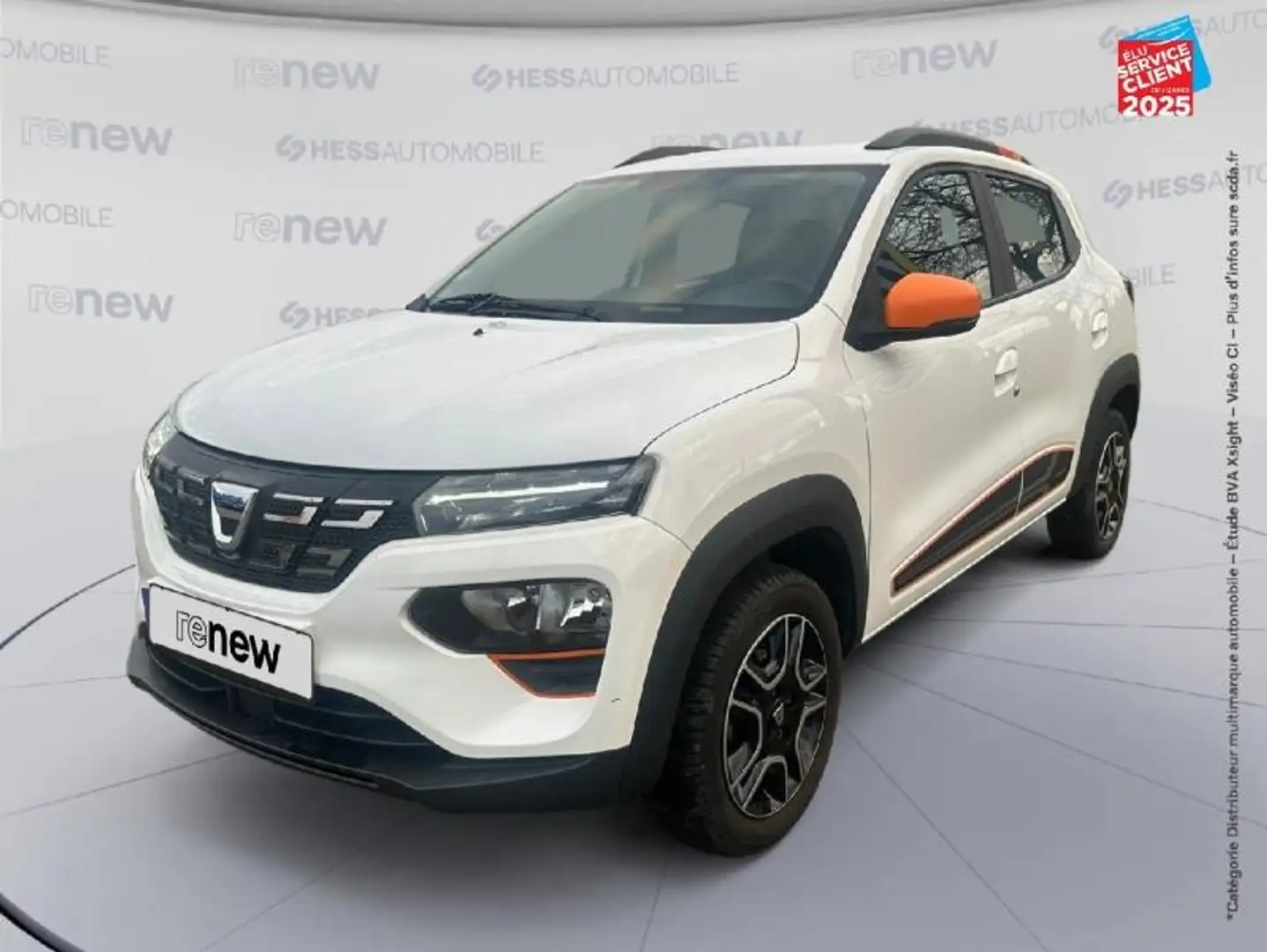 Dacia Spring 45ch Confort Plus - Achat Intégral Blanc - 1
