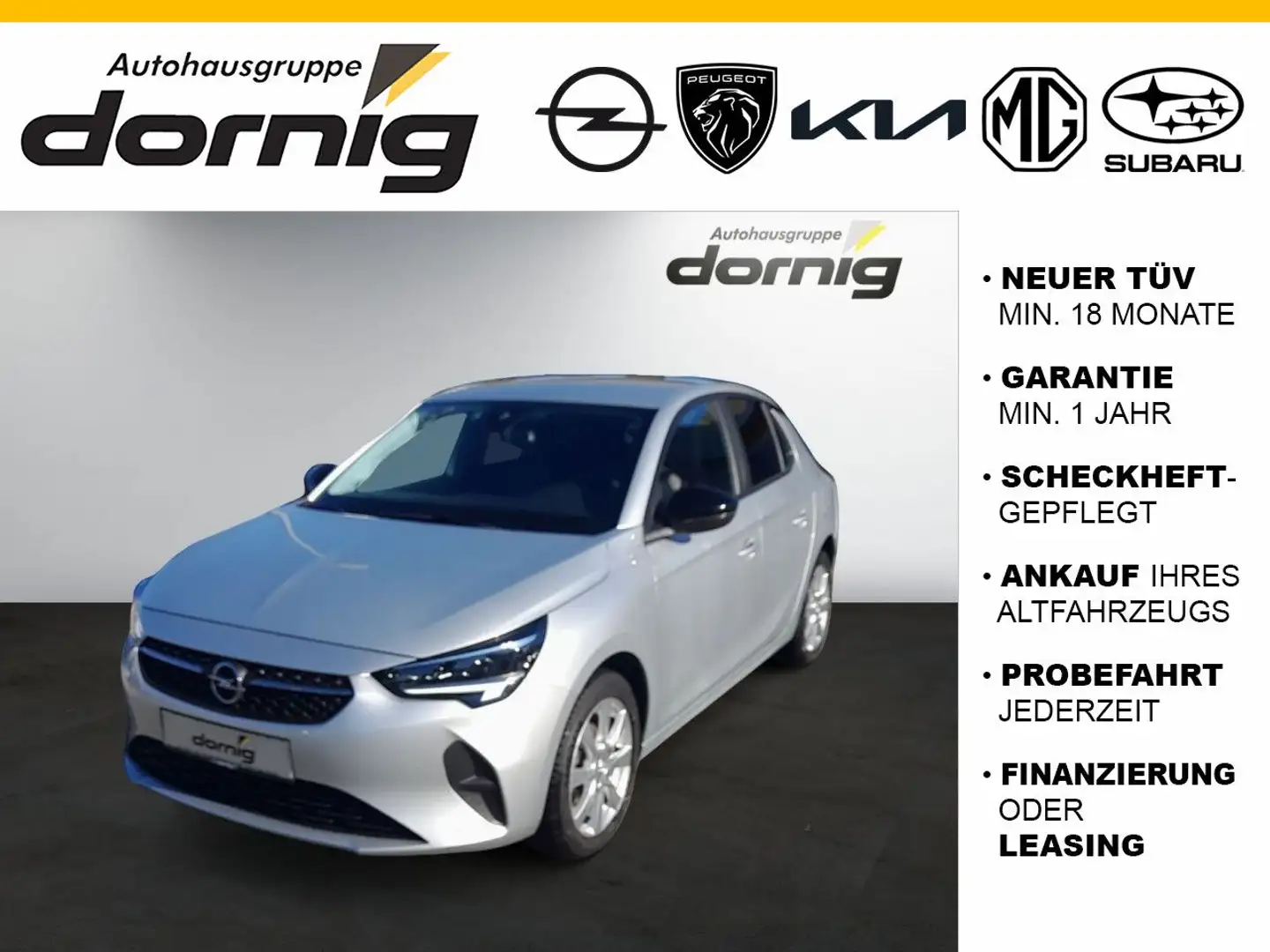 Opel Corsa F Edition,Navi,Kamera,SHZ Argent - 1