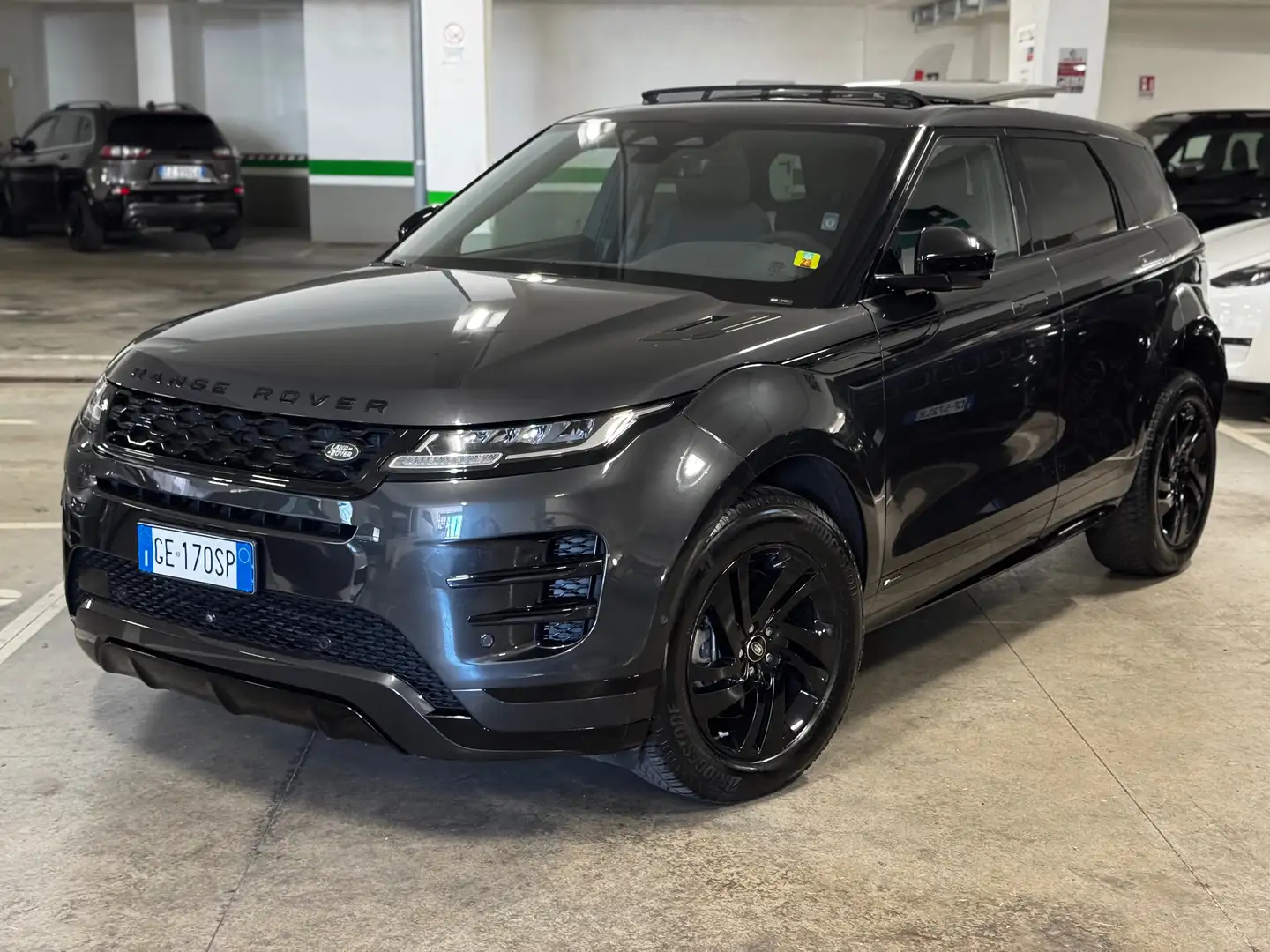 Land Rover Range Rover Evoque Evoque II 2019 2.0d i4#MHEV#TETTO#R-Dynamic#HSE Grigio - 2