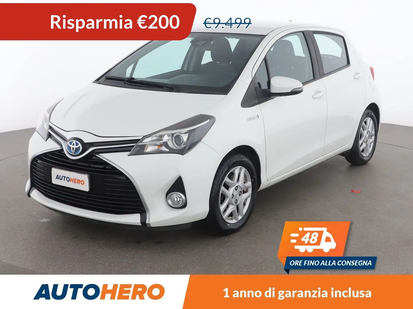 Toyota Yaris 1.5 Hybrid Active FHEV Bianco - 1