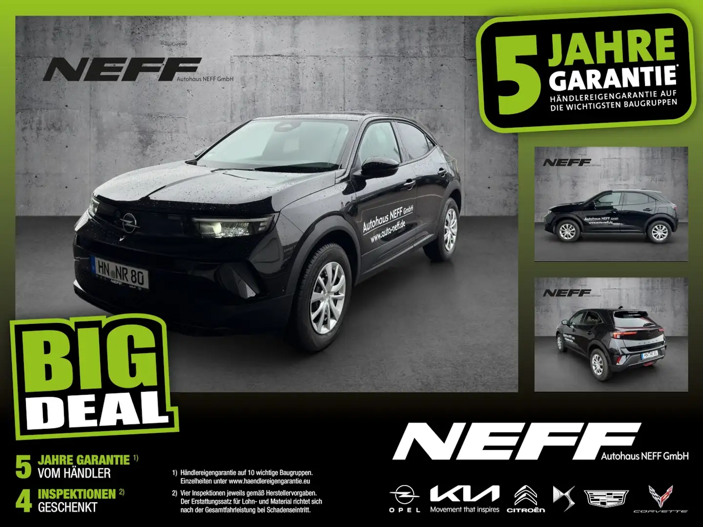 Opel Mokka 1.2 Turbo Elegance FLA LM KAM LED W-Paket Zwart - 1