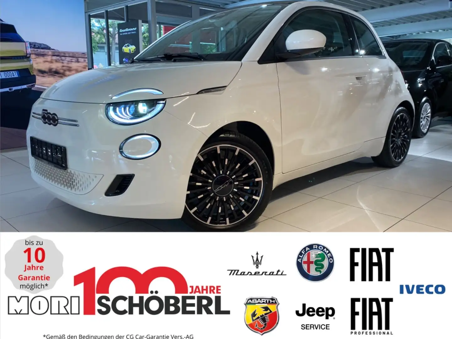 Fiat 500e Icon*42kWh*LED*17"*PDC*SitzHeiz* Blanc - 1