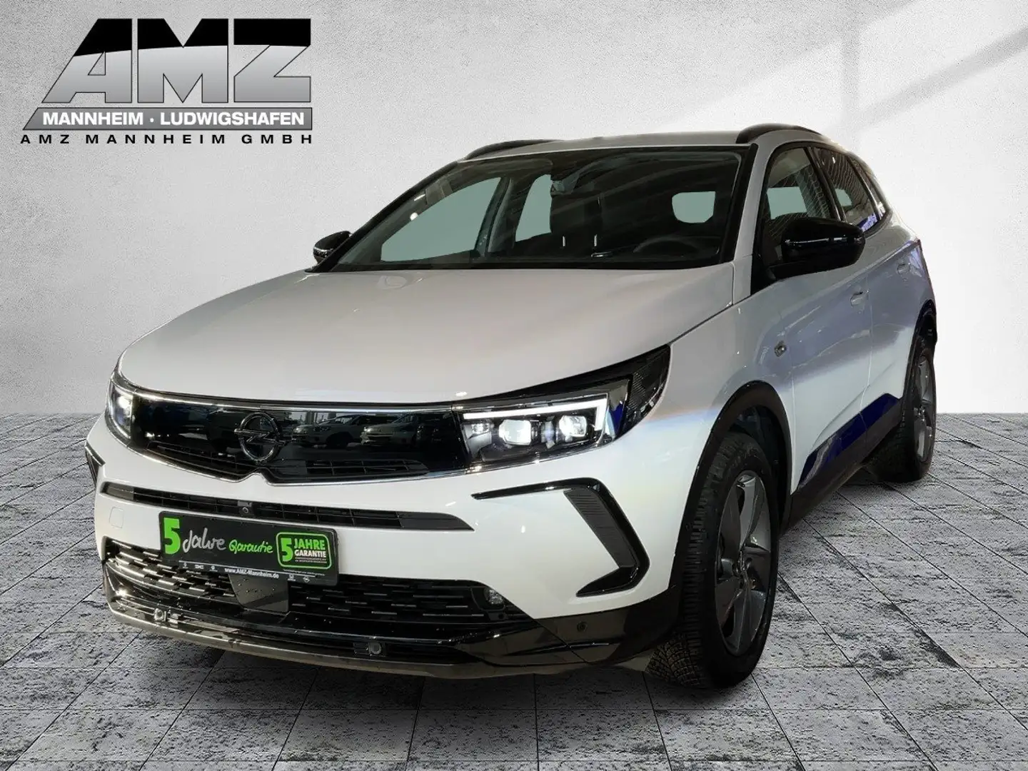Opel Grandland 1.2 Turbo GS Line LED+Navi+SHZ+2xKlima Blanc - 1