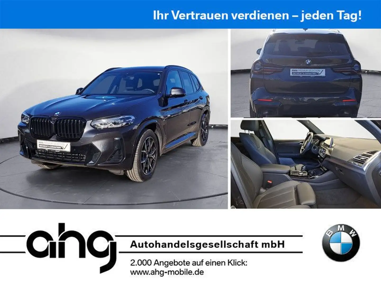 BMW X3 xDrive20i AT M Sportpaket HIFI Gris - 1