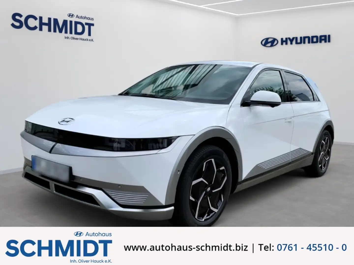 Hyundai IONIQ 5 Uniq !ABVERKAUF! 4WD 77,4 Allrad HUD El. Fondsitzv Weiß - 1