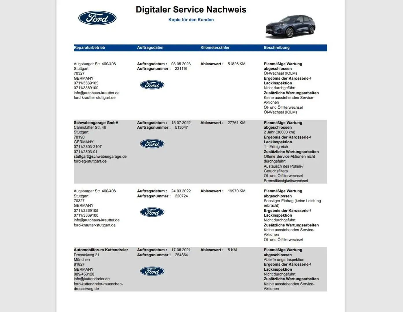 Ford Kuga PHEV ST-Line Navi Kamera 2xPDC Sitzheiz. Bleu - 2