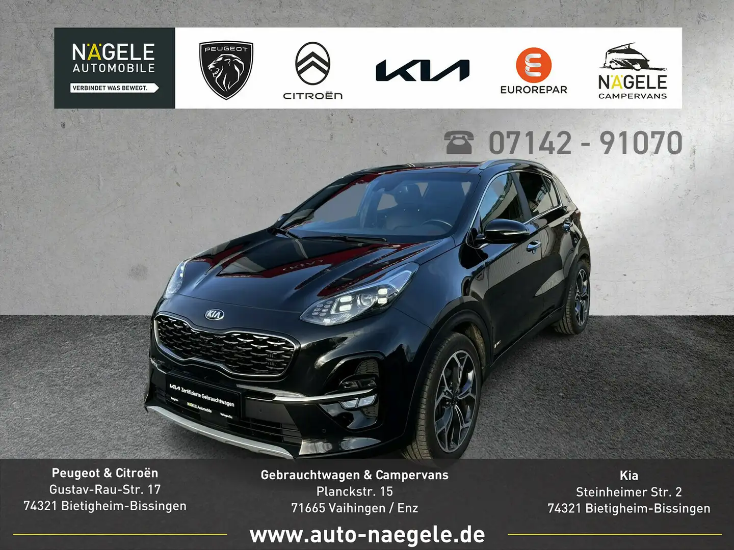 Kia Sportage Sportage 1.6 T-GDI DCT AWD GT Line|Pano|LED|AHK Nero - 1