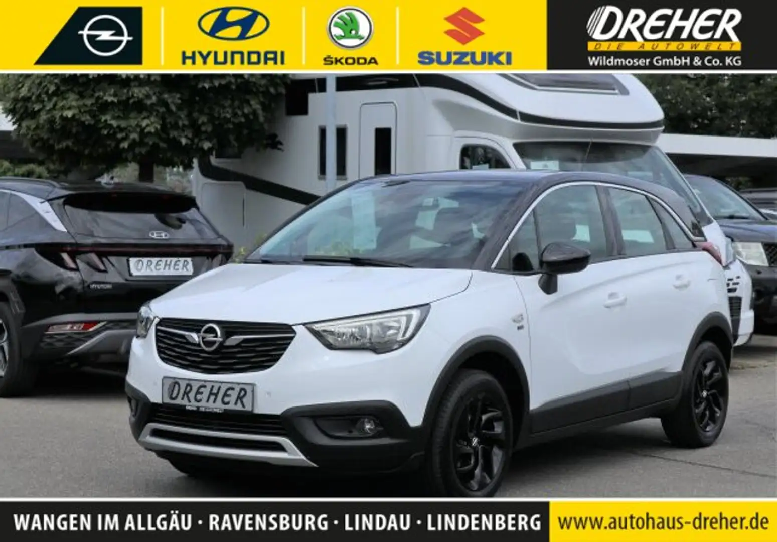Opel Crossland Crossland X 1.2 Turbo 120 Jahre Klima/Sitzhzg. Weiß - 1