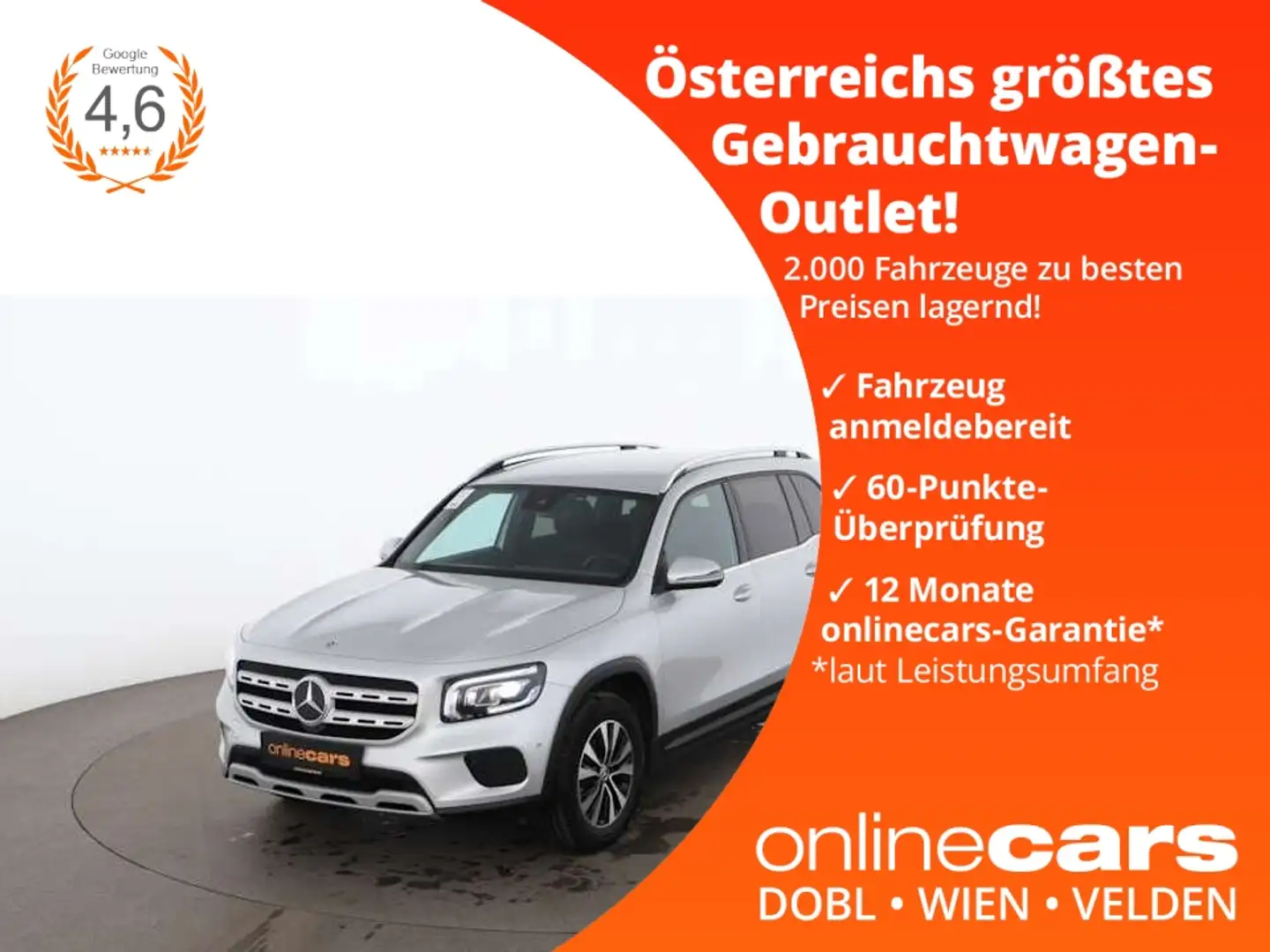 Mercedes-Benz GLB 180 d Style Aut LED NAVI SITZHZG TEMP R-CAM Stříbrná - 1