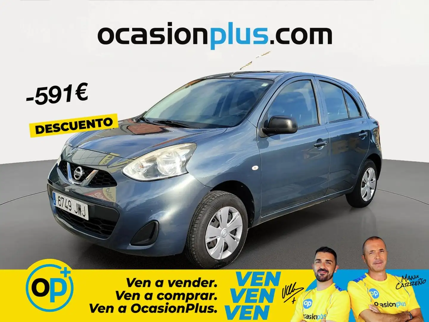 Nissan Micra 1.2 Naru Edition Gris - 1