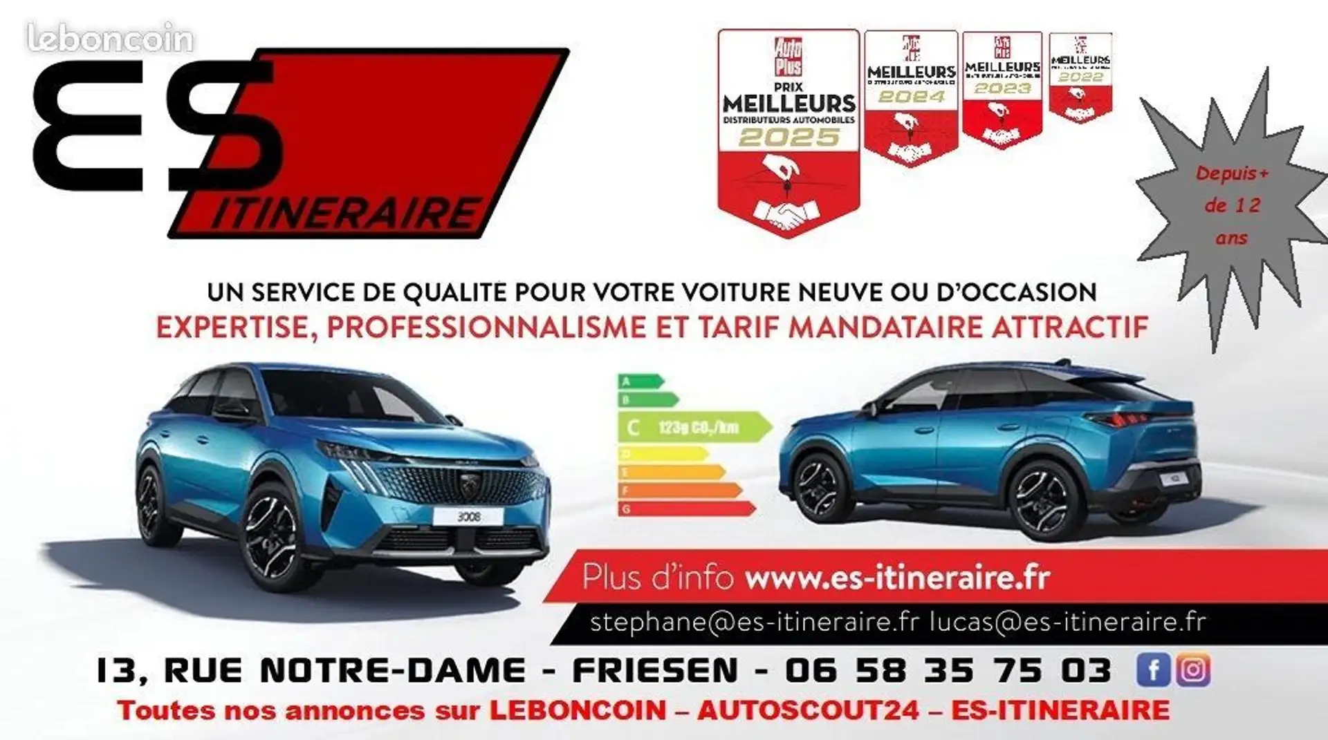 Peugeot 3008 Disponible de suite : GT 1.2 Hybrid 136 E-dcs6 Grigio - 2