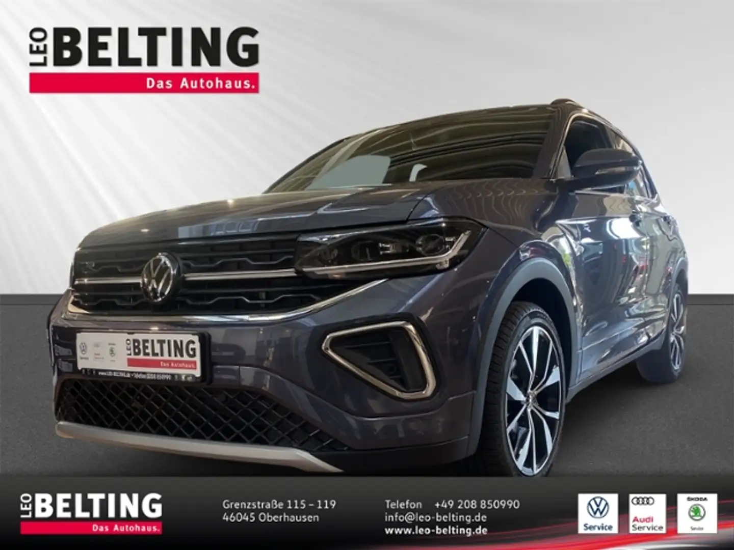 Volkswagen T-Cross R-Line 1.0 TSI DSG Navi IQ Light/Drive Kamera Key Grijs - 1
