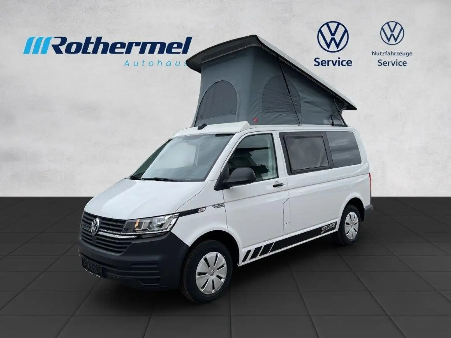 Volkswagen T6.1 Transporter 🚐 🌟Easy Camp. Küche Aufstelldach 4 Pers. Alb - 1