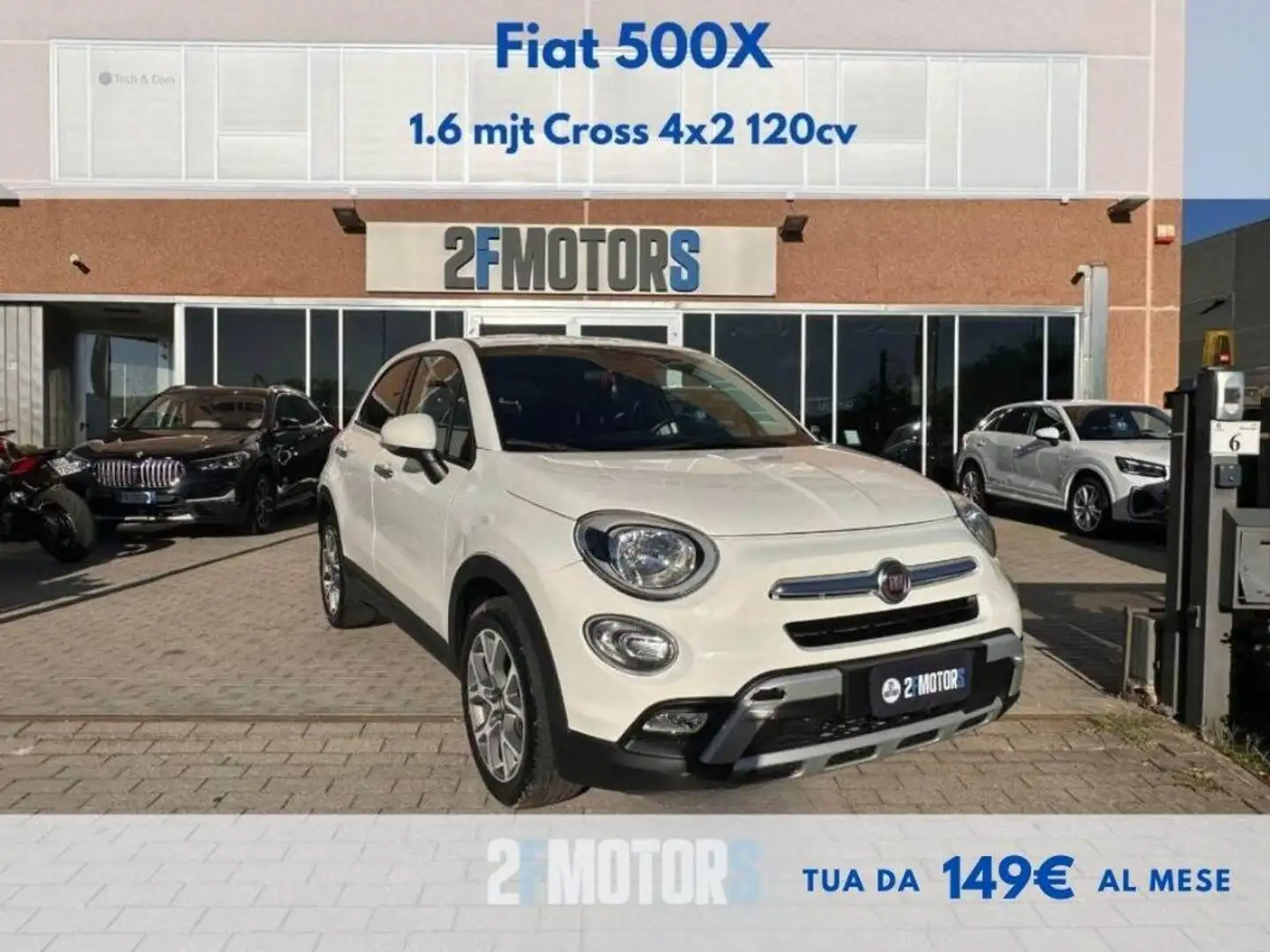 Fiat 500X 1.6 mjt Cross 4x2 120cv Bianco - 1