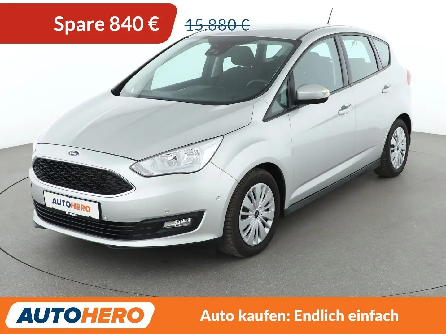 Ford C-Max 1.5 EcoBoost Cool&Connect Aut.*NAVI*TEMPO*PDC*SHZ* Silber - 1