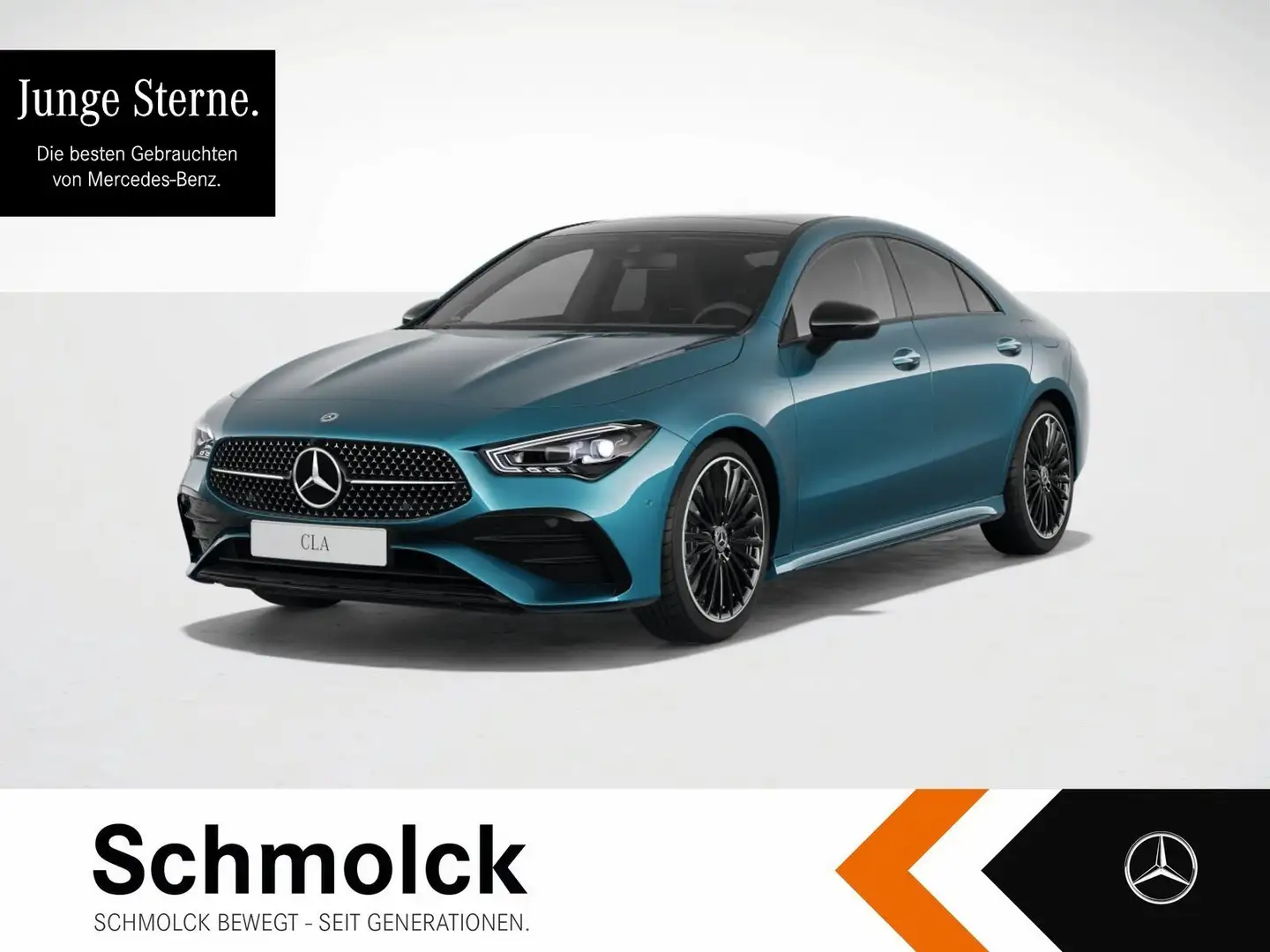 Mercedes-Benz CLA 250 4M AMG+PANO+BURM+19"+KEYLESS+NIGHT+LED++ Blau - 1