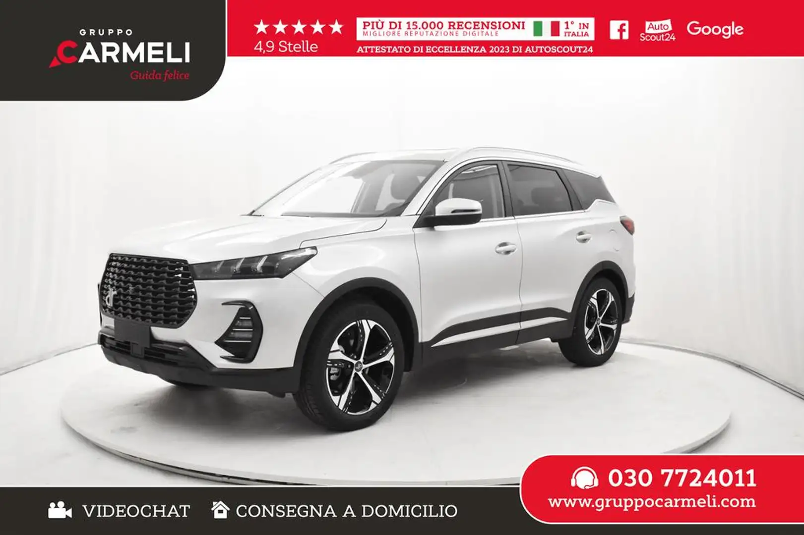 DR Automobiles DR6 1.5 turbo Gpl cvt - CAMPAGNA KM0 GIUGNO 2025 Argento - 1