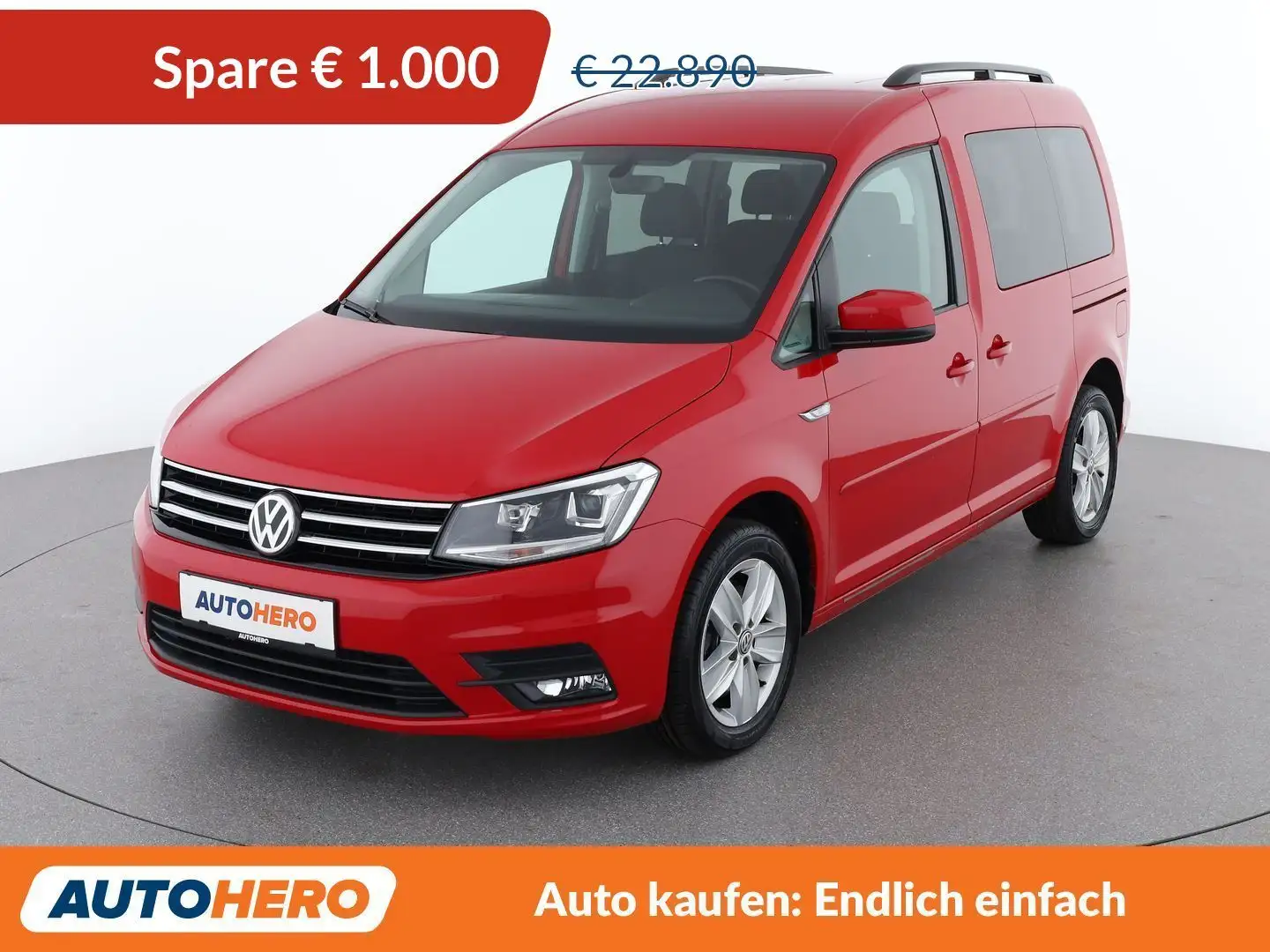 Volkswagen Caddy 1.4 TSI Comfortline BlueMotion Tech Rouge - 1