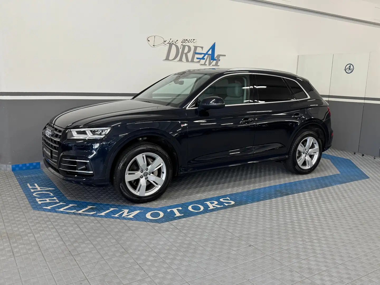 Audi Q5 55 2.0 tfsi e S line P. quattro 367cv s-tronic IVA Bleu - 2