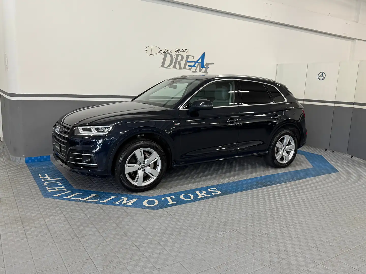 Audi Q5 55 2.0 tfsi e S line P. quattro 367cv s-tronic IVA Bleu - 1