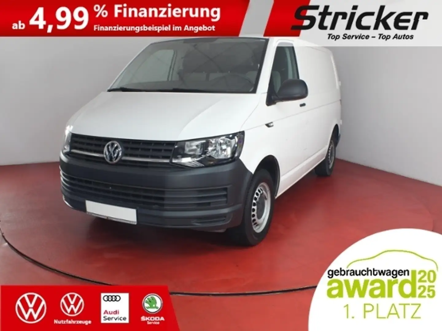 Volkswagen T6 Kombi Transporter Kasten 2.0TDI 210,-ohne Anzahlung AHK Blanc - 1