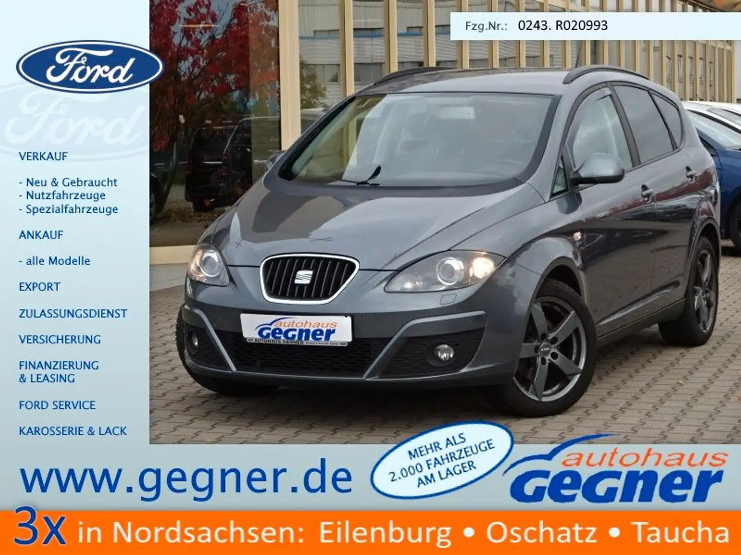 SEAT Altea XL 125PS Sun Navi Bi-Xenon Winter Grau - 1