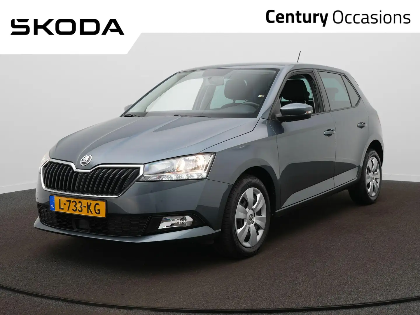 Skoda Fabia 1.0 TSI Ambition / Cruise / Sensoren Achter / Carp Grijs - 1