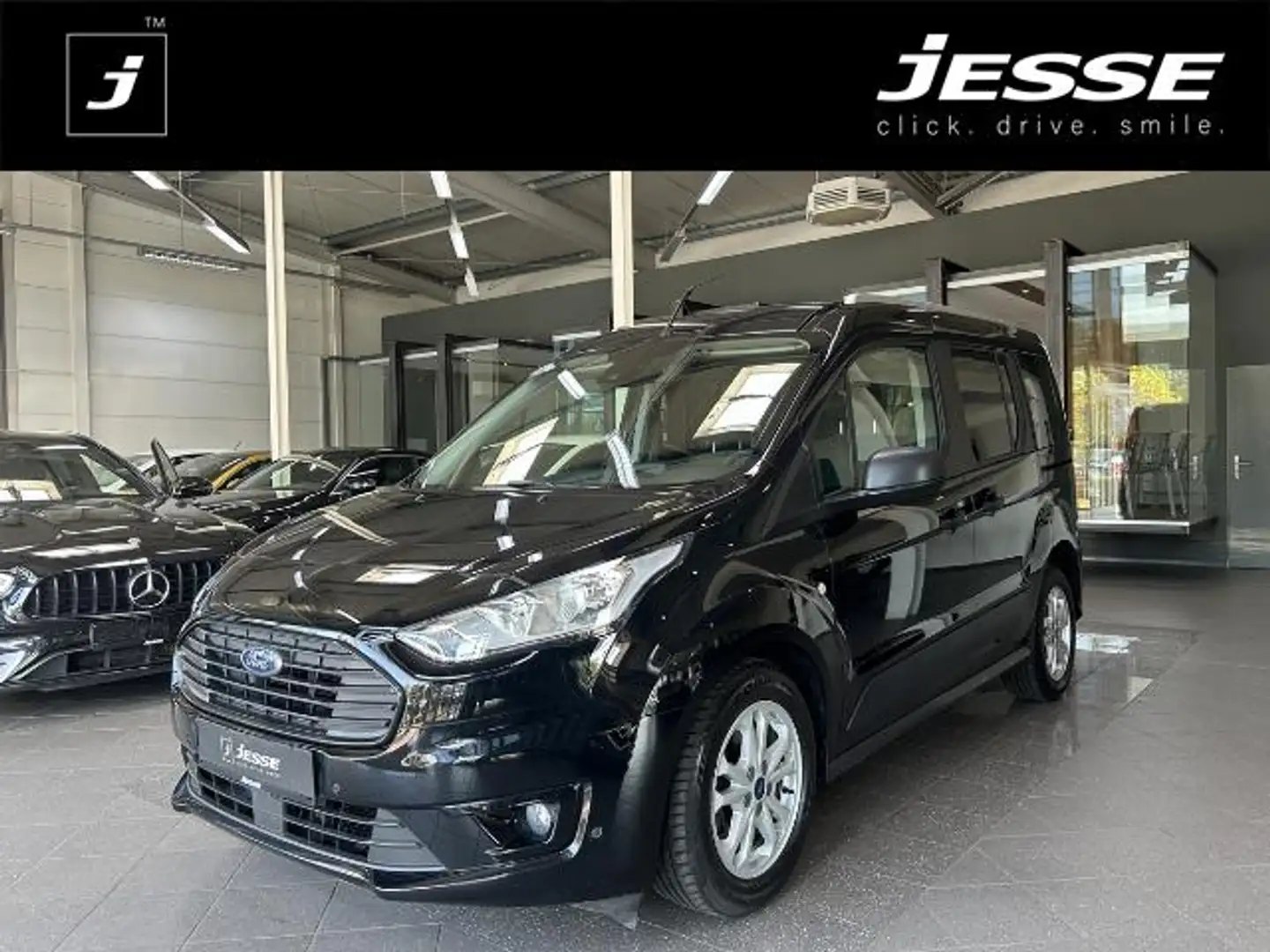 Ford Tourneo Connect 1.0 EcoBoost Trend 5Sitze Navi Tempo. R.Cam Fekete - 1