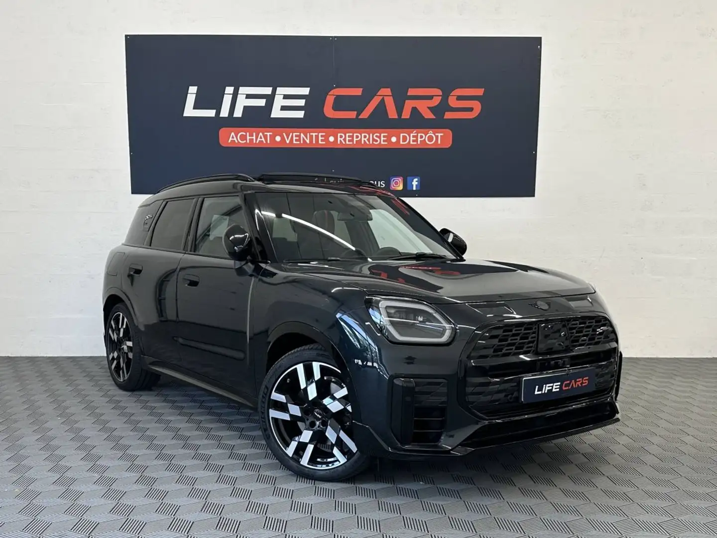 MINI Cooper Countryman S 218ch JCW ALL4 DKG7 2024 1ère main Toit ouvrant Grigio - 1