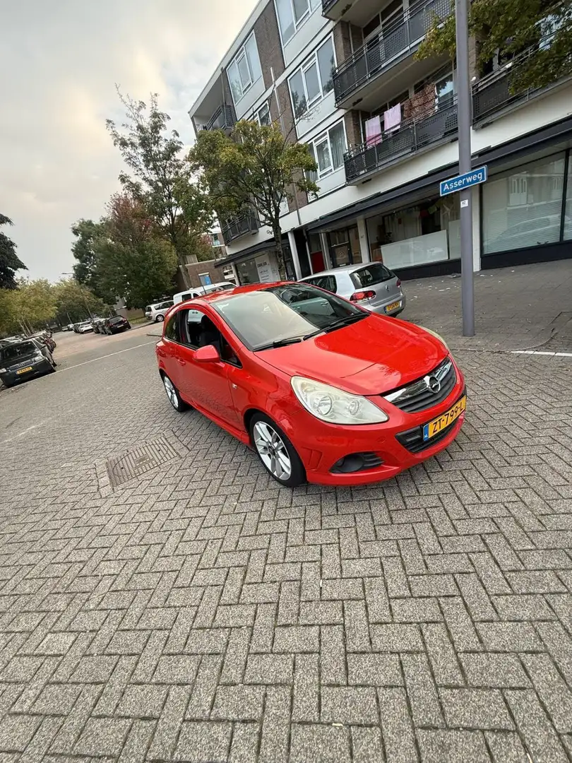 Opel Corsa 1.4-16V Enjoy Rood - 2