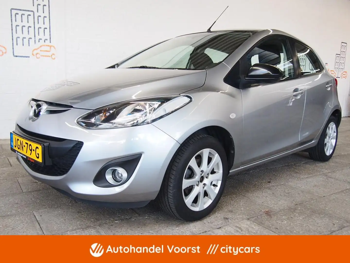 Mazda 2 1.3 TS (APK:Nieuw) Incl.Garantie Gris - 1