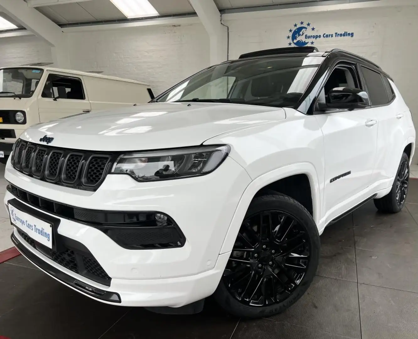 Jeep Compass S 4Xe 1.3 TURBO PHEV CARPLAY 19000€ HT GAR 12M Weiß - 1