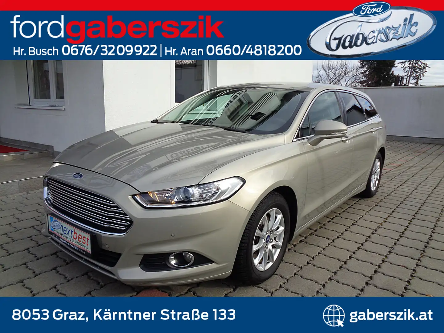 Ford Mondeo Traveller Trend 2,0 TDCi Silber - 1