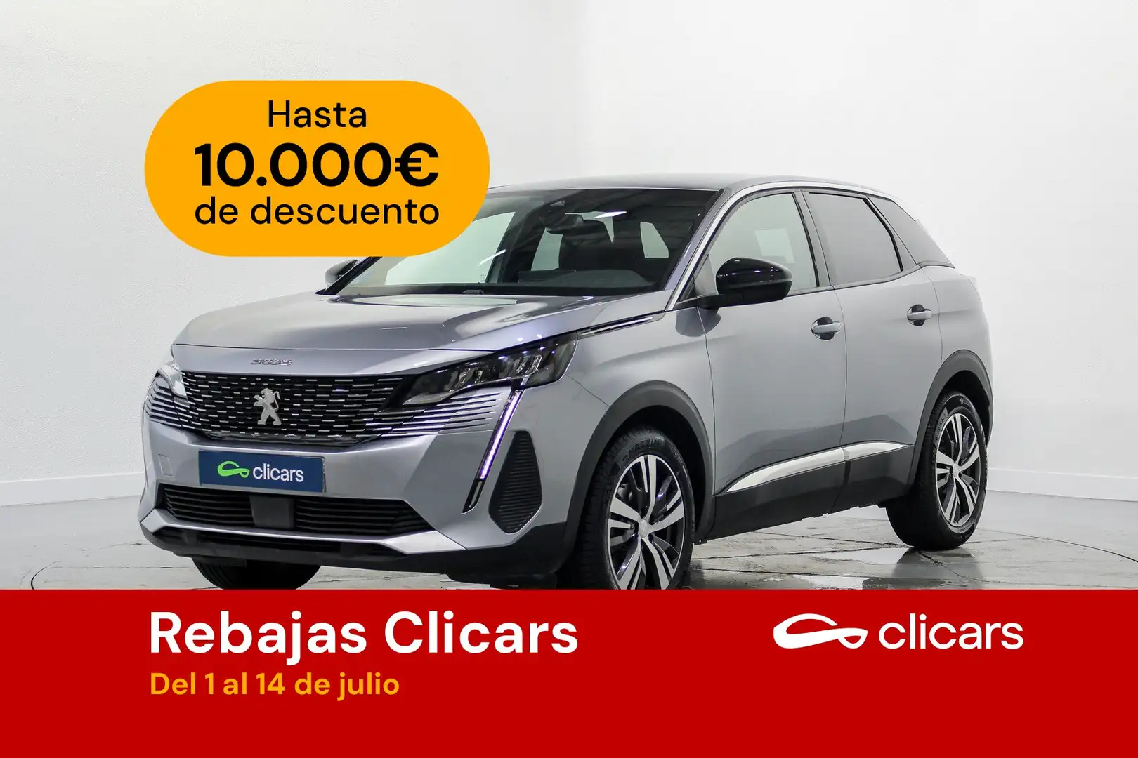 Peugeot 3008 Hybrid 136 Allure eDCS6 Plateado - 1