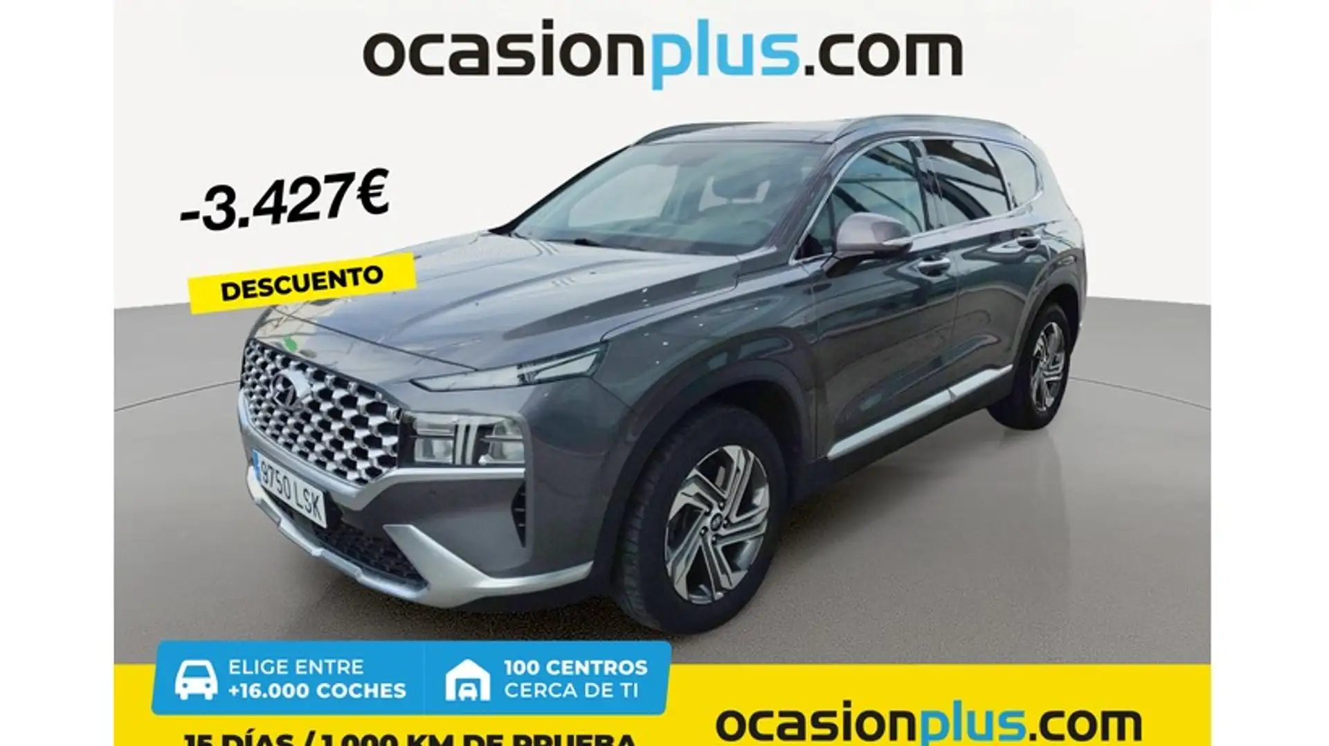 Hyundai SANTA FE Tm 2.2CRDi Tecno SR 4x2 Aut. Gris - 1