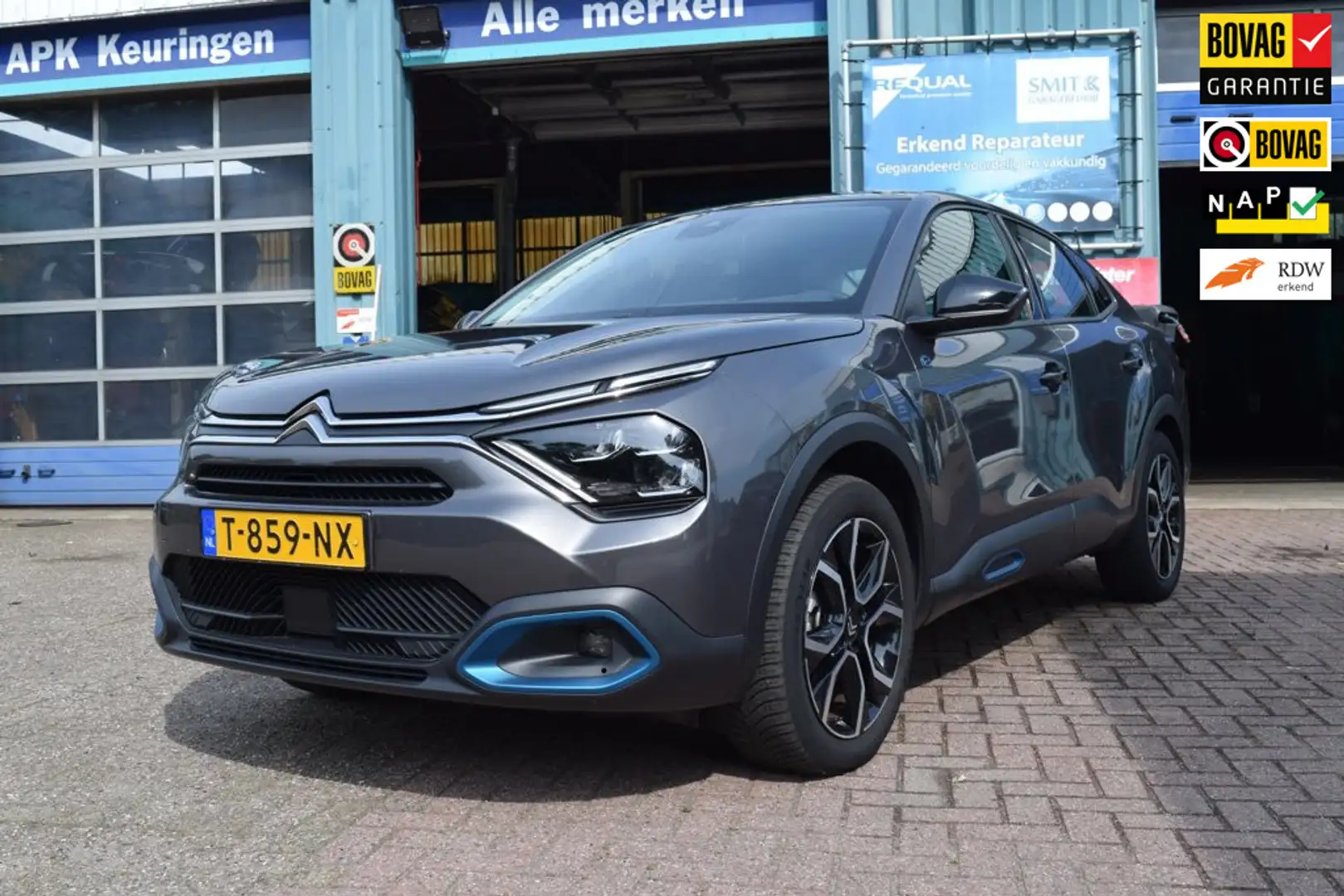 Citroen E-C4 X Feel 50 kWh soh 96/ bovag garantie Grau - 1