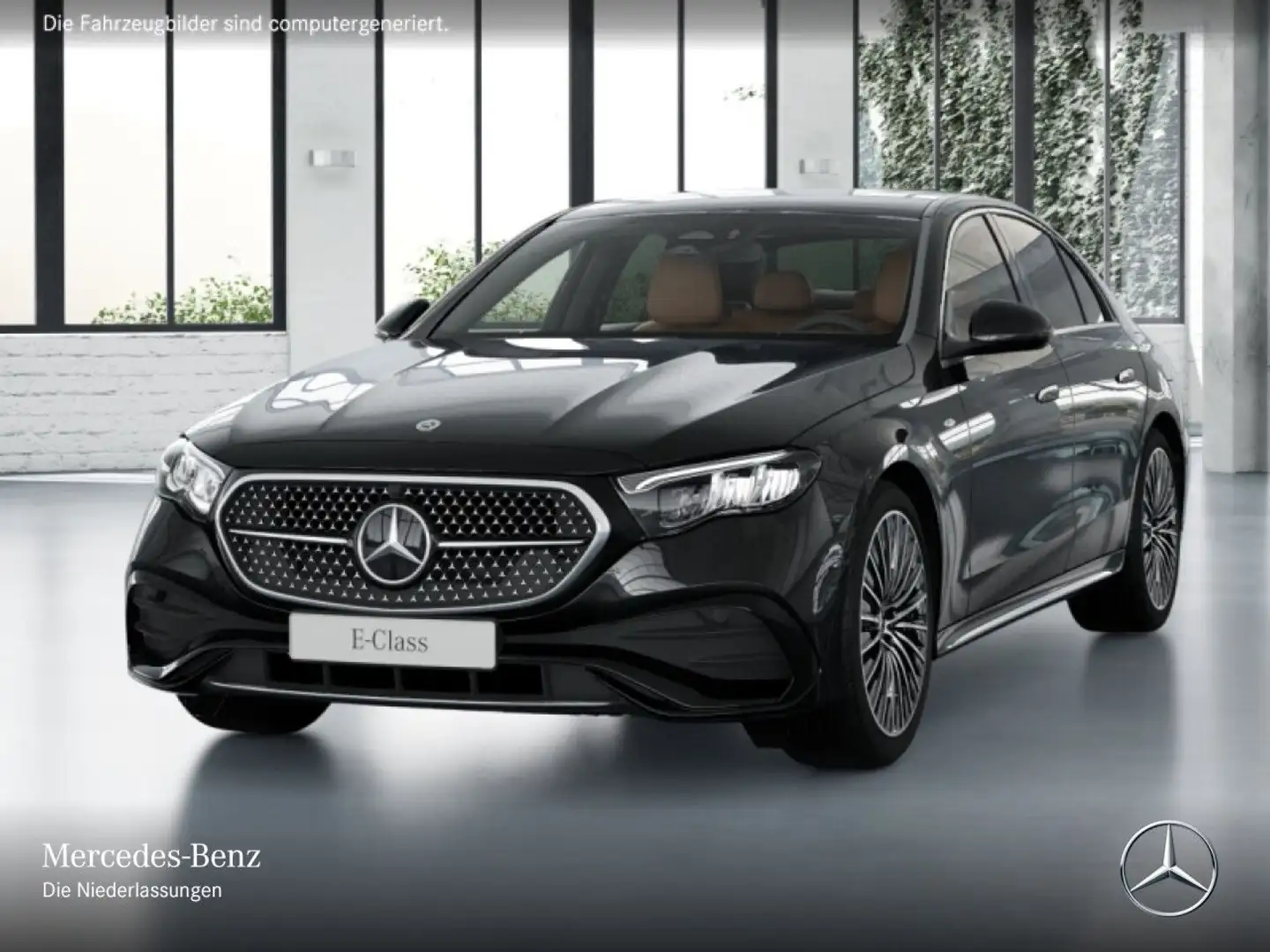 Mercedes-Benz E 300 e Hybrid AMG Distr. LED AHK Kamera Totwinkel Noir - 2