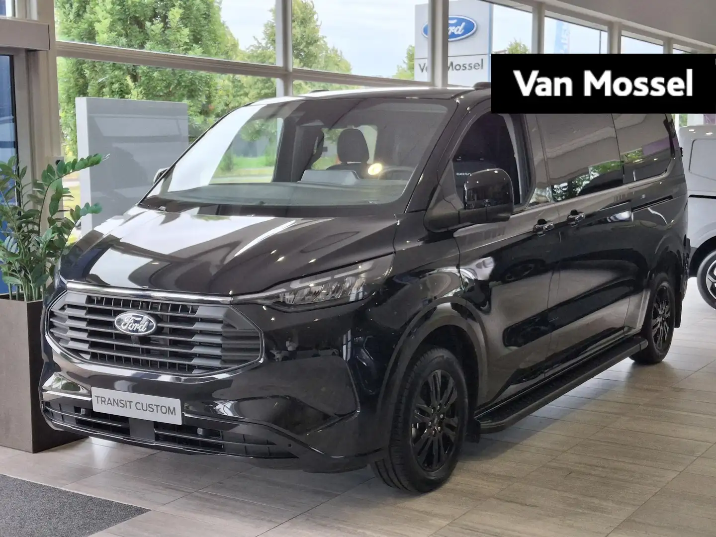 Ford Transit Custom Black Platinum | ACC | Leer | DC | Camera | Stoelv Чёрный - 1