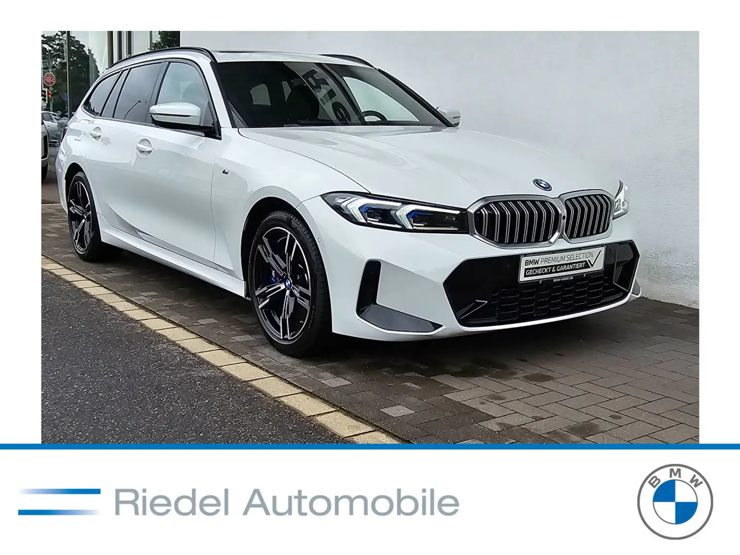 BMW 330 e Touring M Sportpaket*AHK*Pano*adapLED*HiFi* Weiß - 1