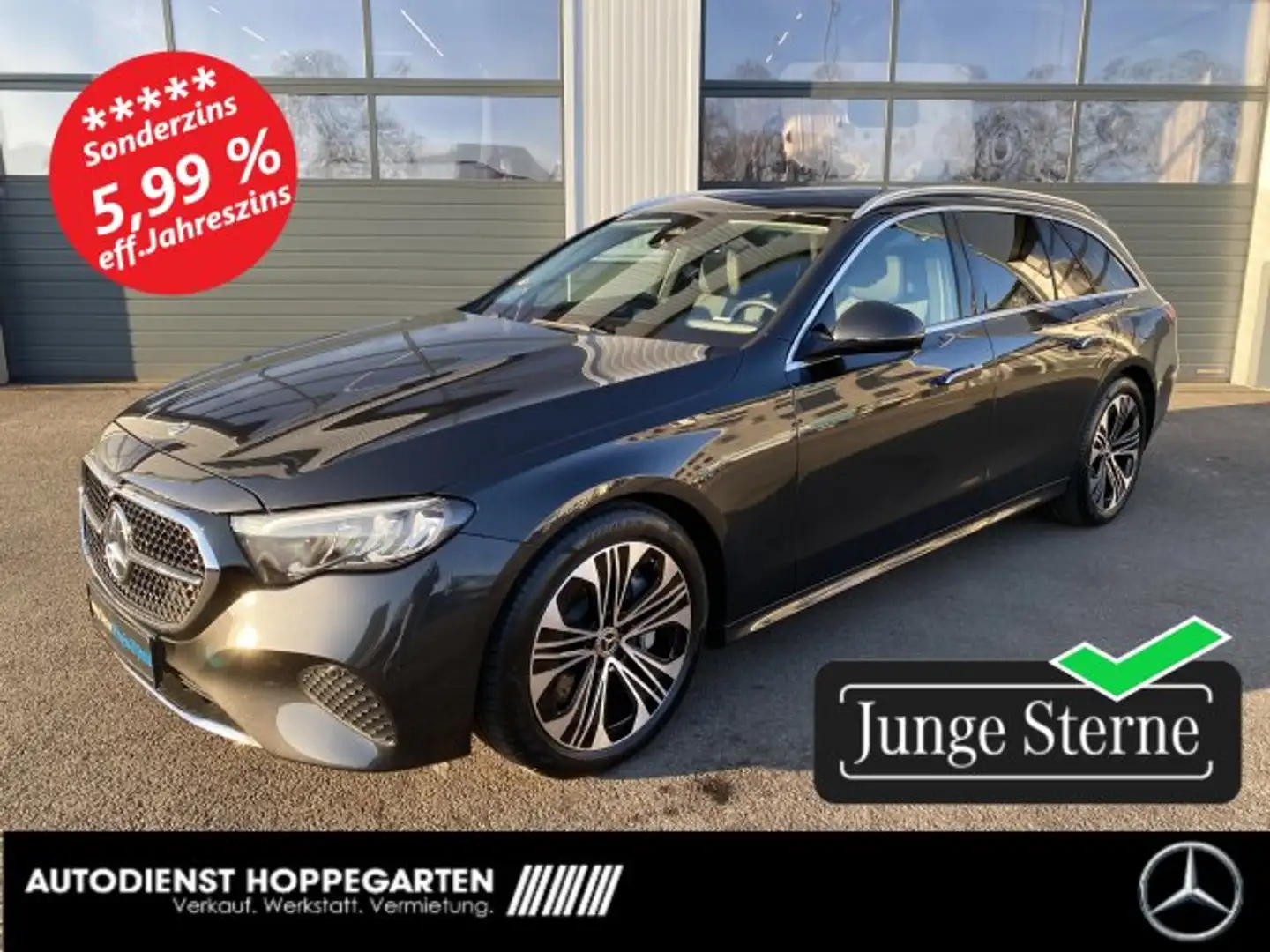 Mercedes-Benz E 300 E 300 de T Avantgarde Adv. LED Distr. AHK Kamera Grau - 1