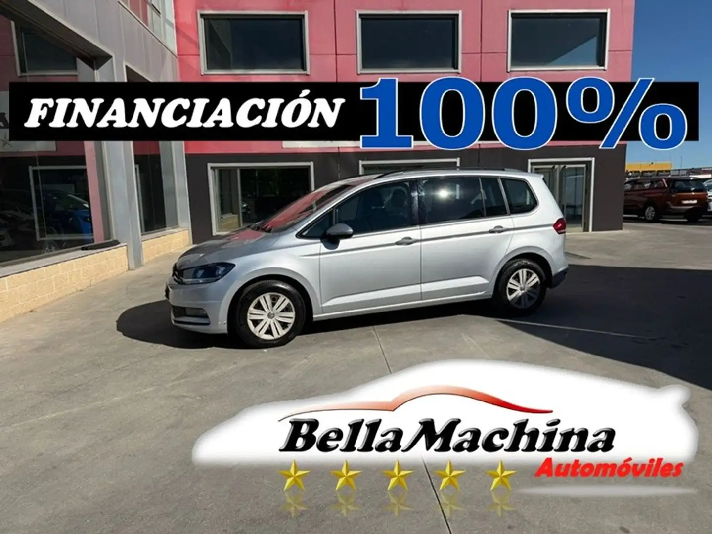 Volkswagen Touran 1.6TDI Business 85kW RAC Gris - 1