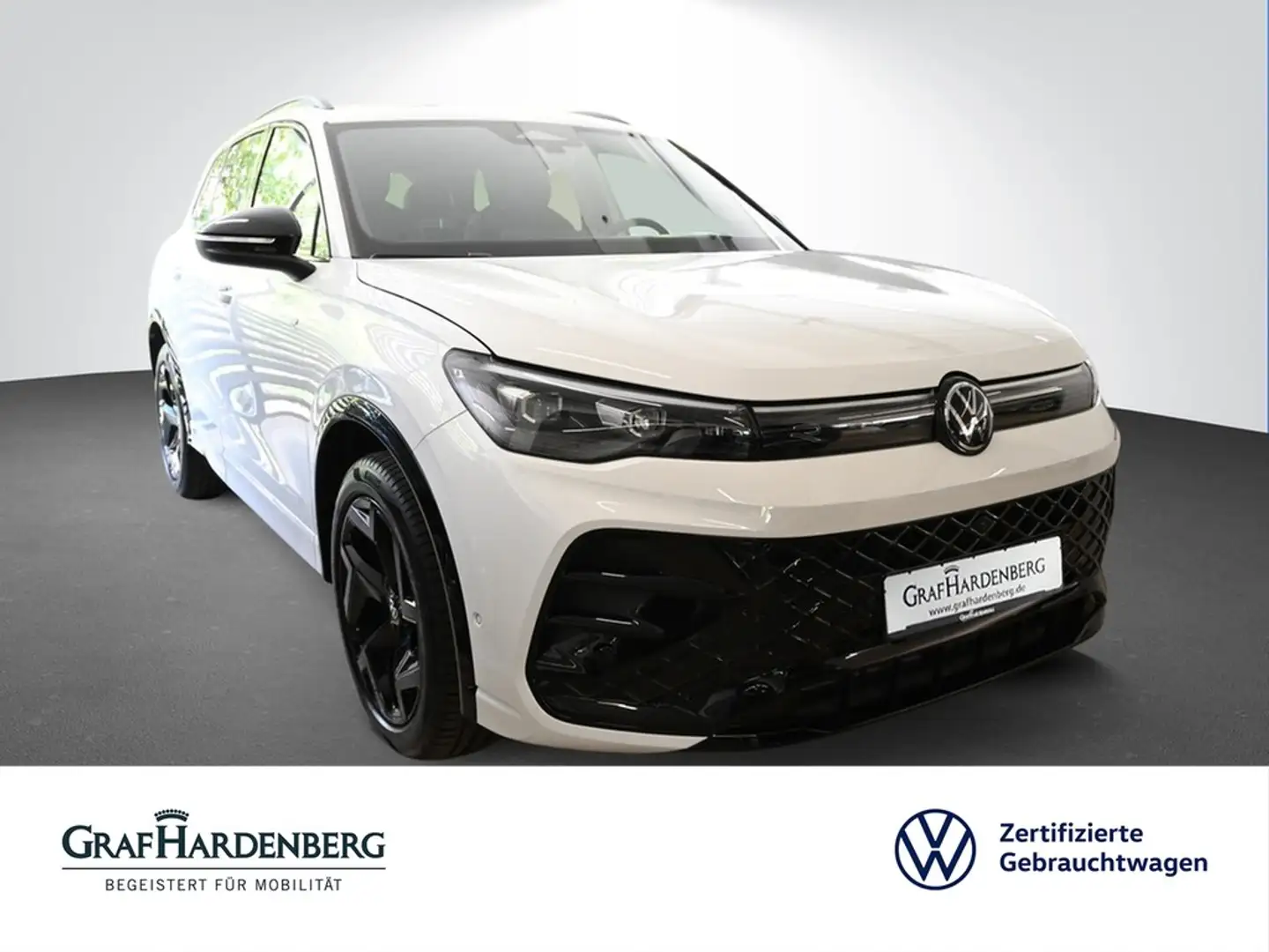 Volkswagen Tiguan 2.0 TDI Automatik R-Line AHK IQ Drive HUD Weiß - 1