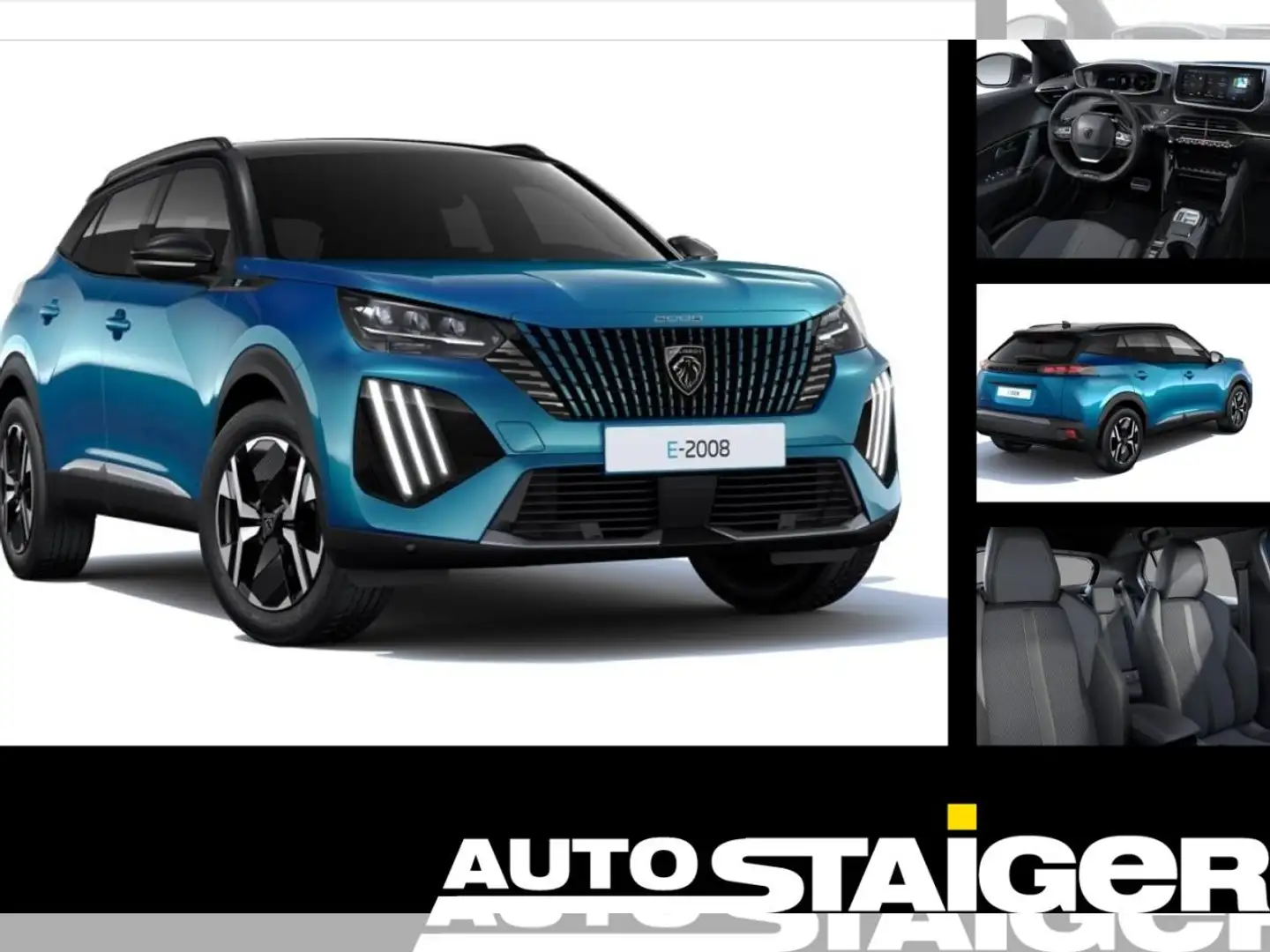 Peugeot 2008 🚗 GT Elektromotor 156 🚗 PRIVATKUNDEN-ANGEBOT 🚗 Blau - 1