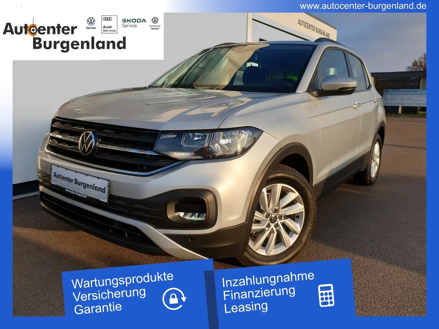 Volkswagen T-Cross 1.5 TSI Life DSG KLIMA+DAB+PDC+SHZ Silber - 1