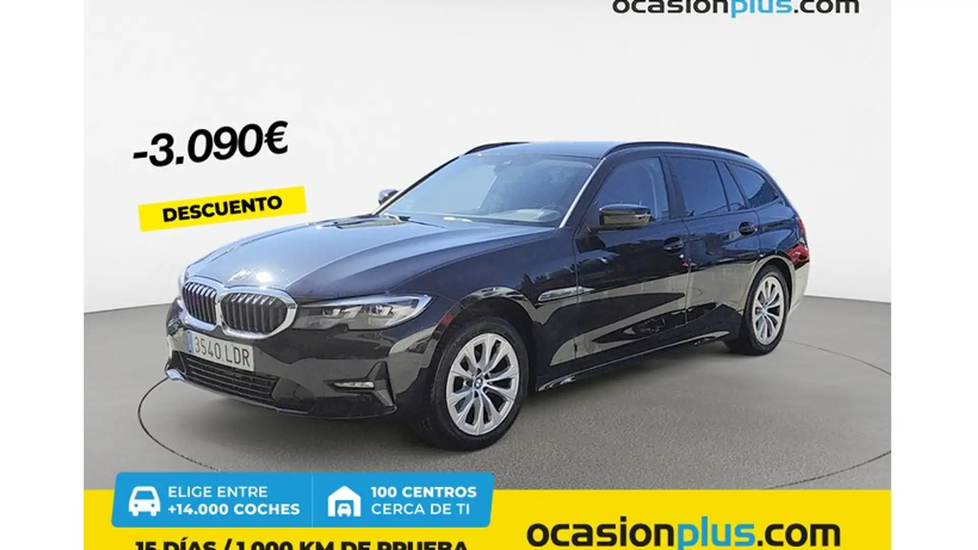 BMW 318 318dA Touring Negro - 1