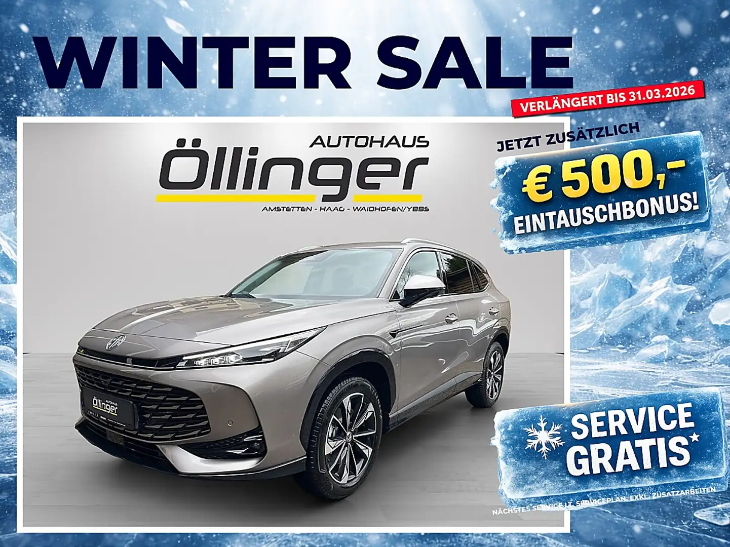 MG HS Hybrid+ Luxury Aut. + Lenkradheizung! Silber - 1