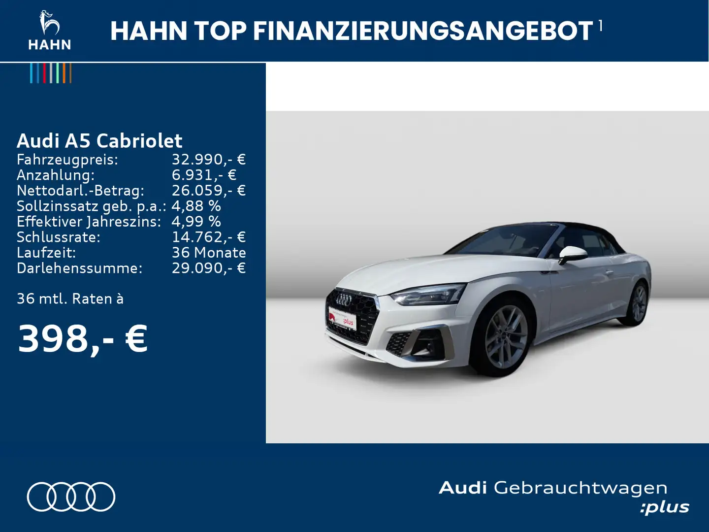 Audi A5 35TFSI S-tronic S-line Carplay CAM Weiß - 2