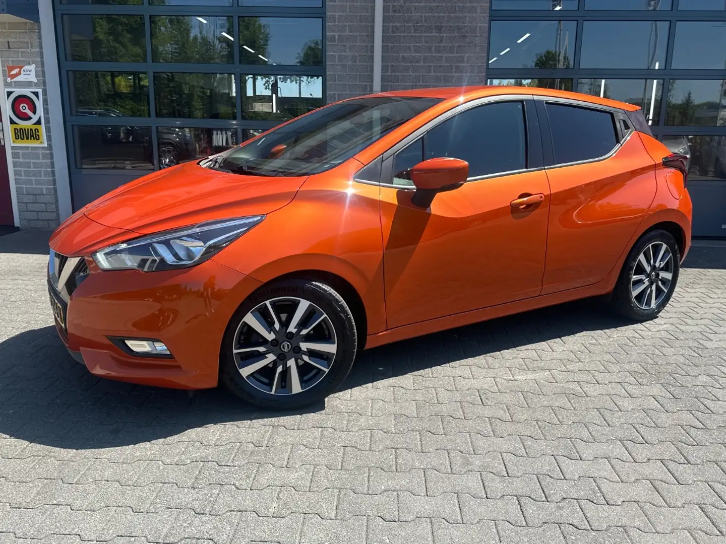 Nissan Micra 0.9 IG-T N-Connecta | CAMERA | CLIMA | Portocaliu - 1