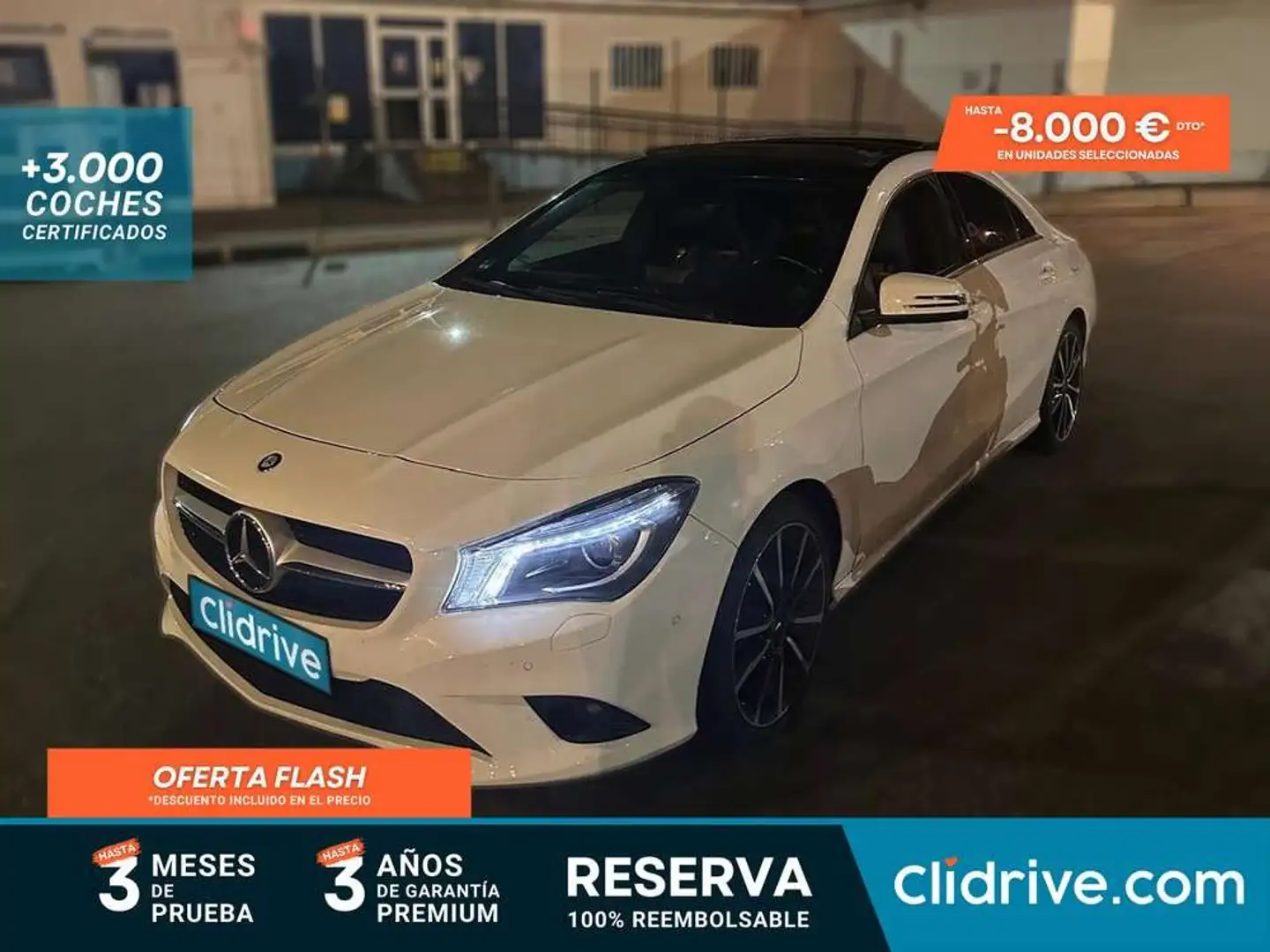 Mercedes-Benz CLA 220 220CDI 7G-DCT Blanc - 1