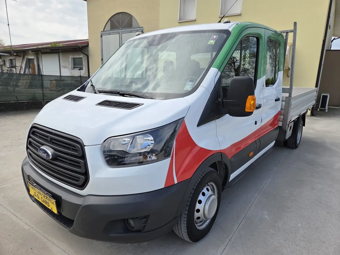 Ford Transit 2.0 DOPPIA CABINA  CASSONE PREZZO FINITO NO IVA Bianco - 2